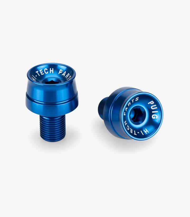 Bar ends for Puig handlebars Speed 20858A in Blue