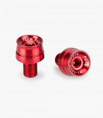 Bar ends for Puig handlebars Speed 20858R in Red