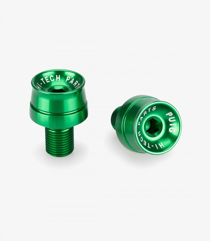 Bar ends for Puig handlebars Speed 20858V in Green