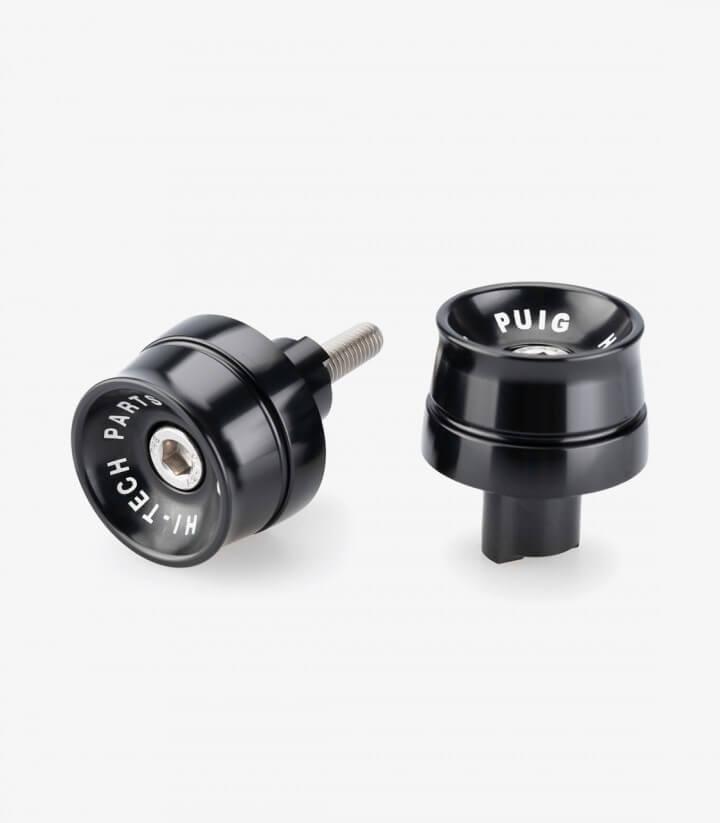 Puig Lenkerendgewichte Speed 21002N in Schwarz für Kawasaki Ninja 650 (20-26), Ninja 7 Hybrid (24-26), Z650 (20-26)
