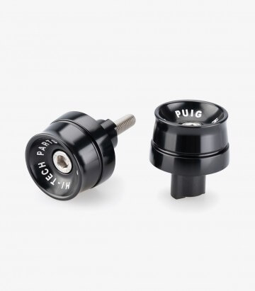 Puig Lenkerendgewichte Speed 21002N in Schwarz für Kawasaki Ninja 650 (20-26), Ninja 7 Hybrid (24-26), Z650 (20-26)