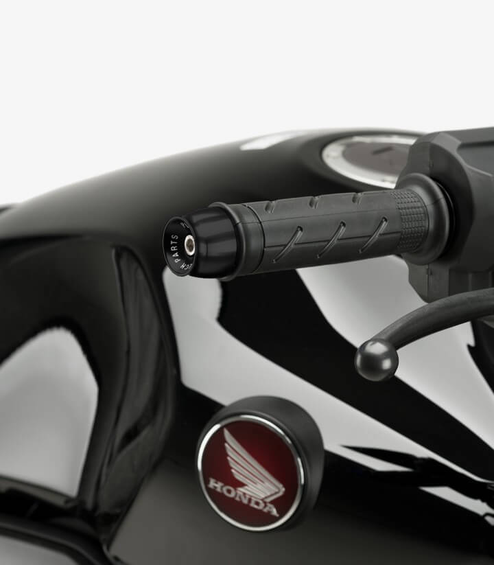 Puig Lenkerendgewichte Speed 21012N in Schwarz für several Honda models