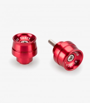Puig Lenkerendgewichte Speed 21012R in Rot für several Honda models