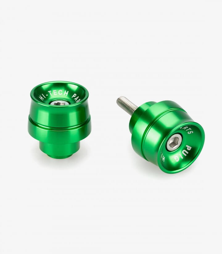 Puig Lenkerendgewichte Speed 21012V in Grün für several Honda models