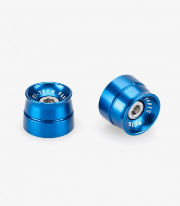 Puig Lenkerendgewichte Speed 21013A in Blau für several Kawasaki models
