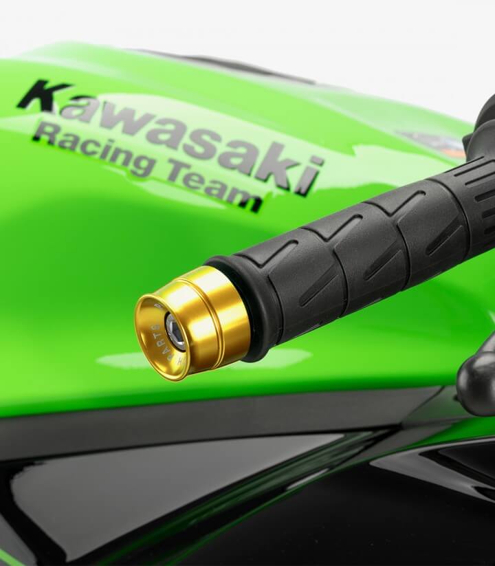 Puig Lenkerendgewichte Speed 21013O in Gold für several Kawasaki models