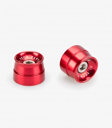 Puig Lenkerendgewichte Speed 21013R in Rot für several Kawasaki models