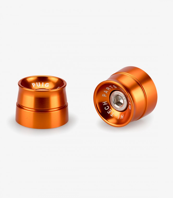 Puig Speed 21013T Bar Ends in Orange for several Kawasaki models