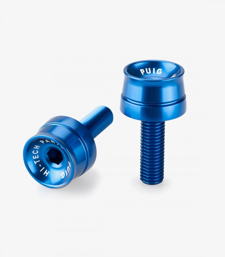 Puig Lenkerendgewichte Speed 21018A in Blau für BMW C400GT (18-21), F800R (15-19), S1000RR (09-18)