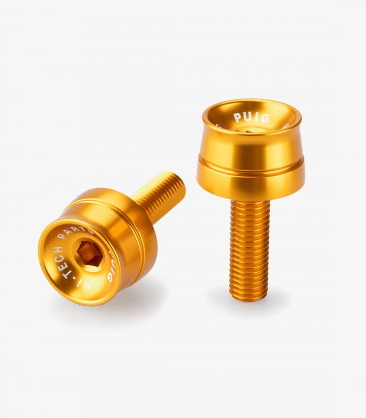 Puig Lenkerendgewichte Speed 21018O in Gold für BMW C400GT (18-21), F800R (15-19), S1000RR (09-18)