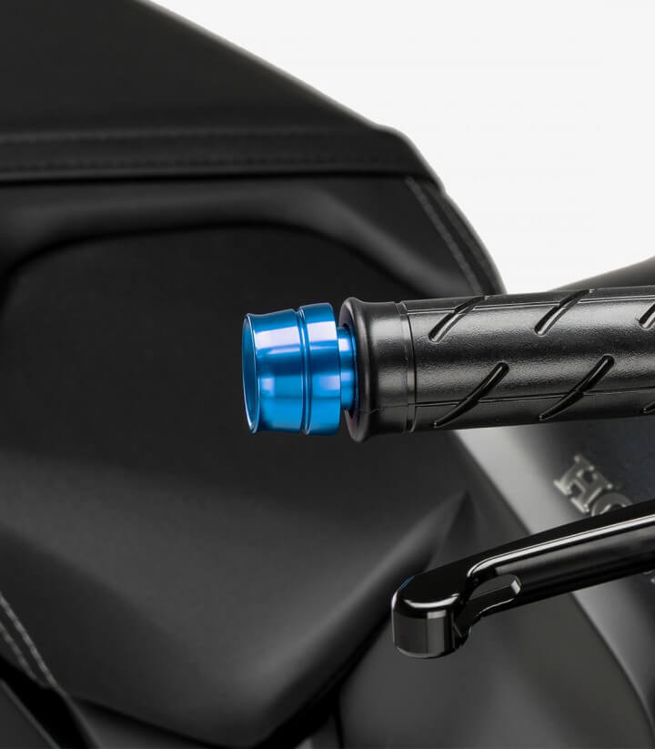 Puig Lenkerendgewichte Speed 21020A in Blau für several Honda models