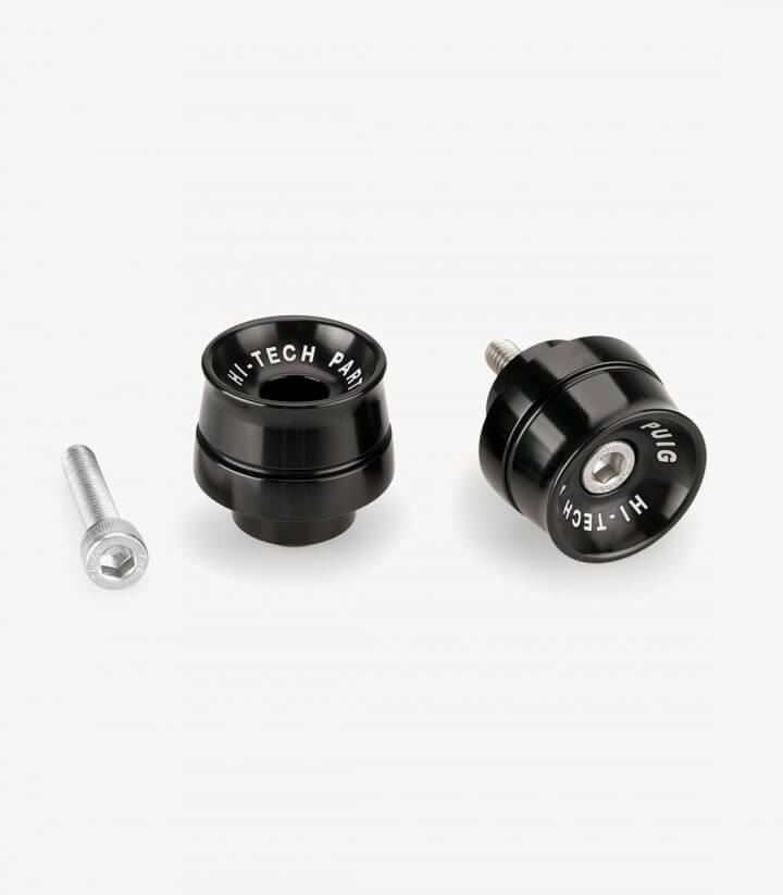 Puig Lenkerendgewichte Speed 21020N in Schwarz für several Honda models