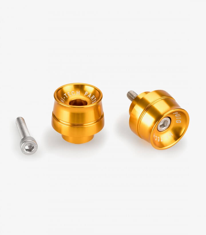 Puig Lenkerendgewichte Speed 21020O in Gold für several Honda models