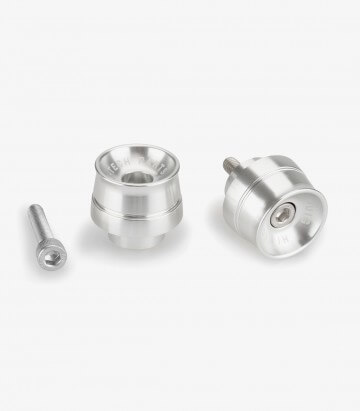 Puig Lenkerendgewichte Speed 21020P in Silber für several Honda models