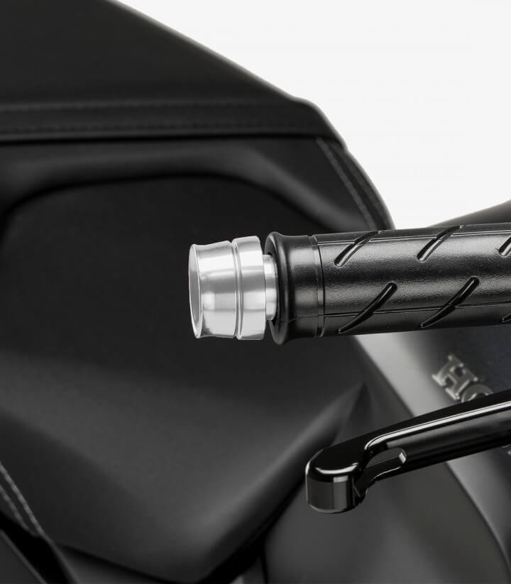 Puig Lenkerendgewichte Speed 21020P in Silber für several Honda models