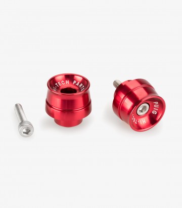Puig Lenkerendgewichte Speed 21020R in Rot für several Honda models