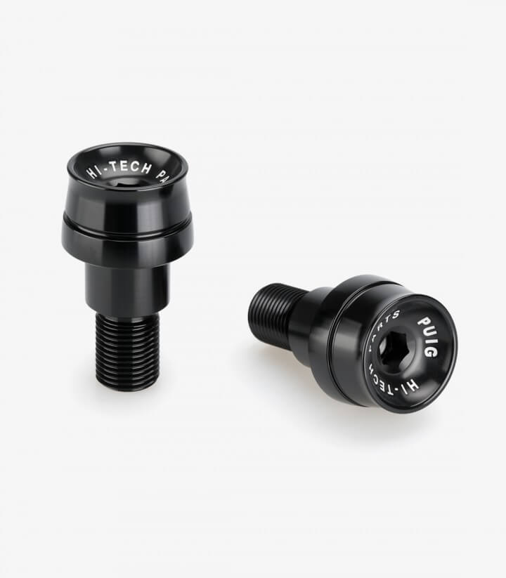 Puig Lenkerendgewichte Speed 21024N in Schwarz für several Yamaha models
