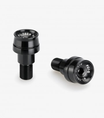 Puig Lenkerendgewichte Speed 21024N in Schwarz für several Yamaha models