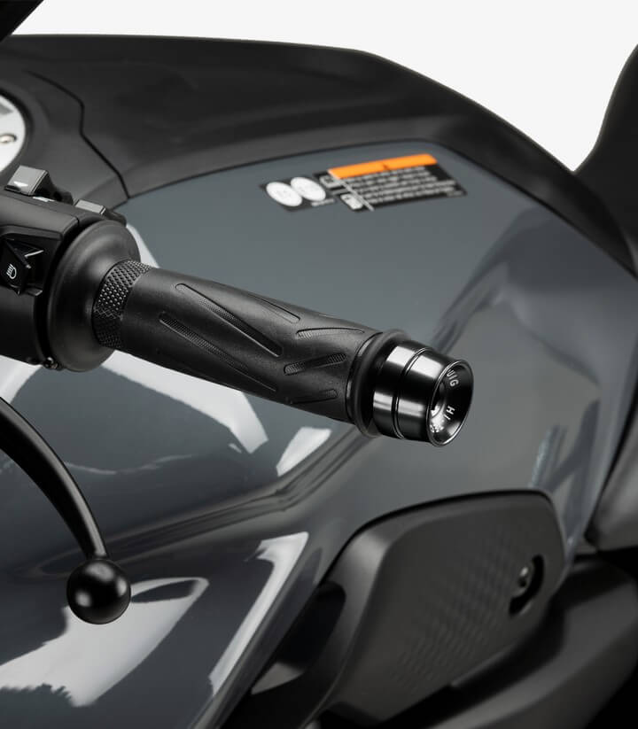 Puig Lenkerendgewichte Speed 21024N in Schwarz für several Yamaha models