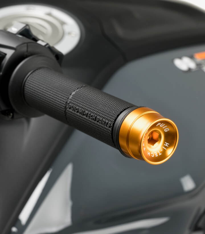 Puig Lenkerendgewichte Speed 21024O in Gold für several Yamaha models