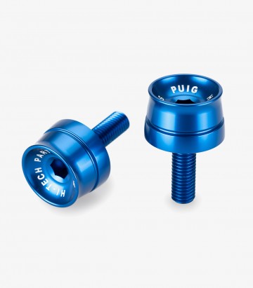 Puig Speed 21028A Bar Ends in Blue for BMW F900R, M1000R, R1200/1250R, S1000 XR/R