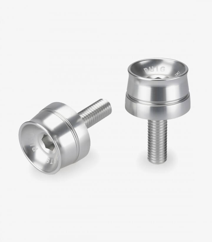 Puig Lenkerendgewichte Speed 21028P in Silber für several BMW models