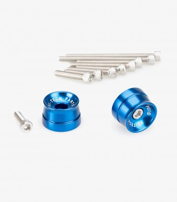 Puig Lenkerendgewichte Speed 21030A in Blau für several  Suzuki and Yamaha models