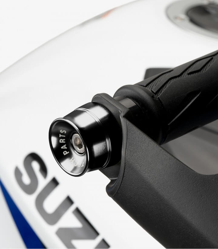 Puig Lenkerendgewichte Speed 21030N in Schwarz für several  Suzuki and Yamaha models