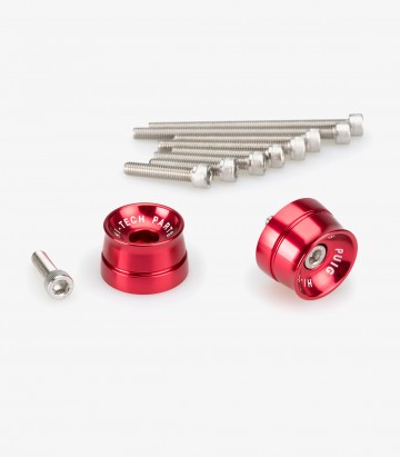 Puig Lenkerendgewichte Speed 21030R in Rot für several  Suzuki and Yamaha models