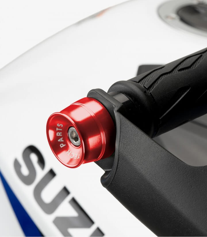 Contrapesos Speed 21030R Puig color Rojo para varios modelos de Suzuki y Yamaha