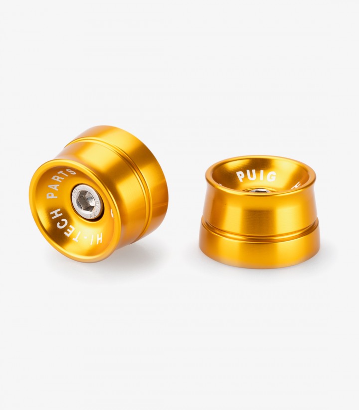 Puig Speed 21235O Bar Ends in Golden for Triumph Speed Triple 1200 RR