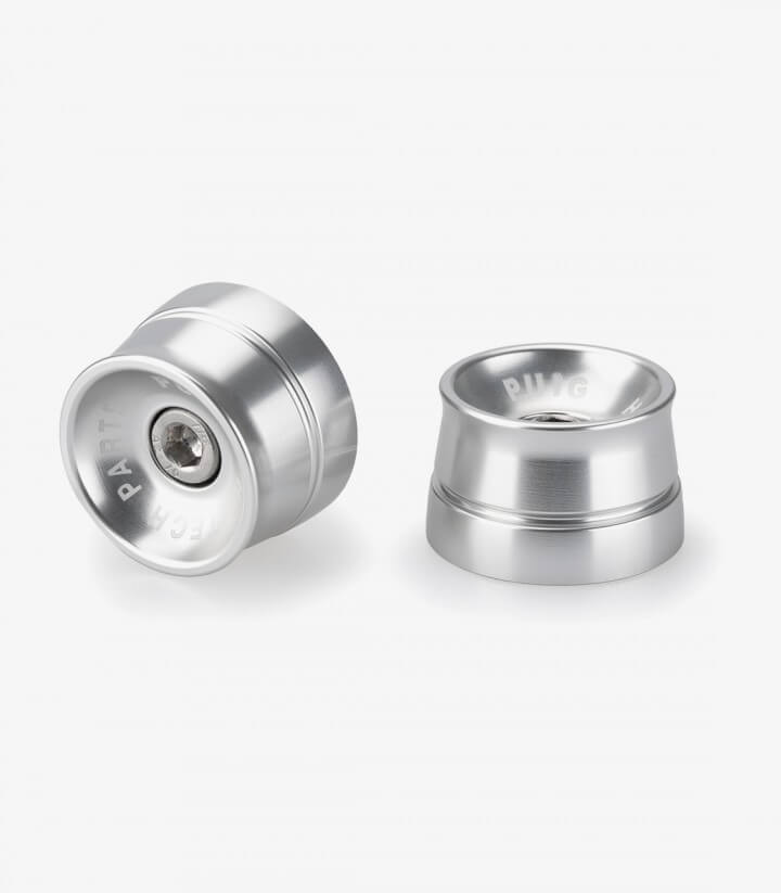 Puig Lenkerendgewichte Speed 21235P in Silber für Triumph Speed Triple 1200 RR (22-26)