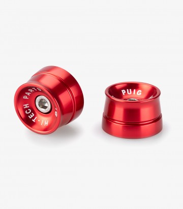 Puig Lenkerendgewichte Speed 21235R in Rot für Triumph Speed Triple 1200 RR (22-26)