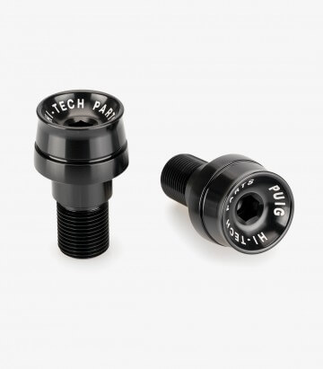 Puig Lenkerendgewichte Speed 21292N in Schwarz für Aprilia Tuono V4 1100 (25-26), Yamaha TMAX 560 (22-26)