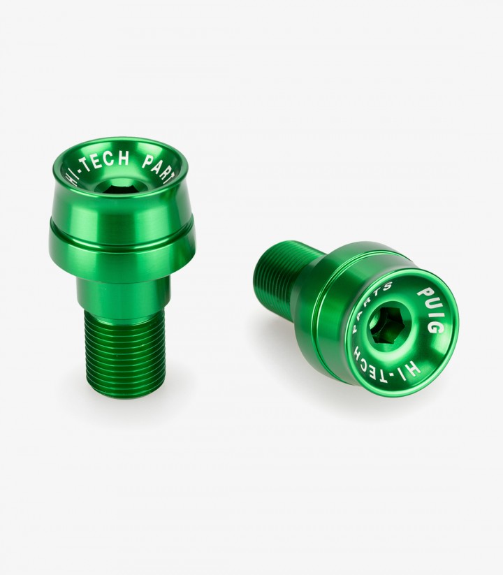 Puig Speed 21292V Bar Ends in Green for Yamaha T-MAX 560