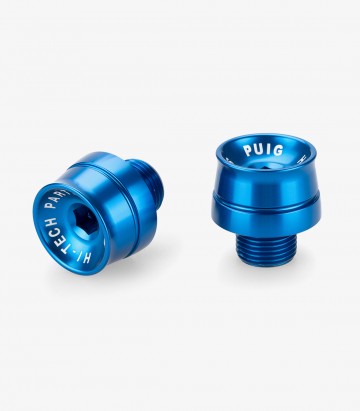 Puig Speed 21359A Bar Ends in Blue for Aprilia RSV4