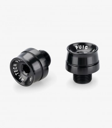 Puig Lenkerendgewichte Speed 21359N in Schwarz für Aprilia RSV4 (21-24), Benelli Leoncino Bobber 400 (26), Ducati Panigale V2 (2
