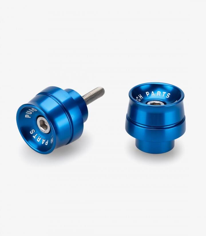 Puig Lenkerendgewichte Speed 21426A in Blau für several Honda models
