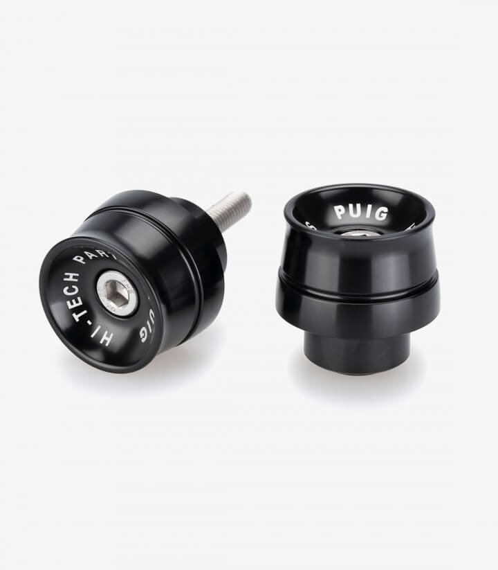 Puig Lenkerendgewichte Speed 21426N in Schwarz für several Honda models