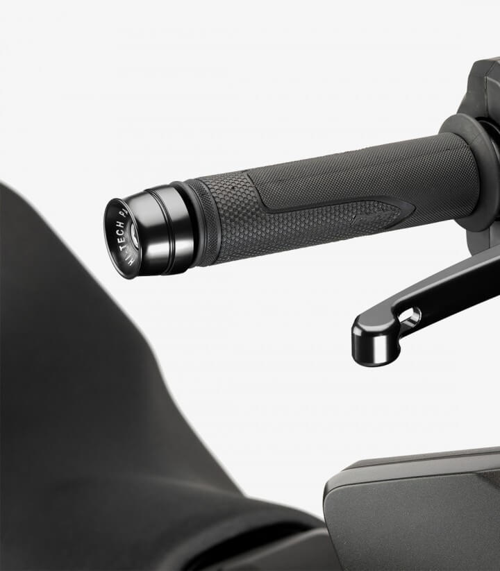 Puig Lenkerendgewichte Speed 21426N in Schwarz für several Honda models