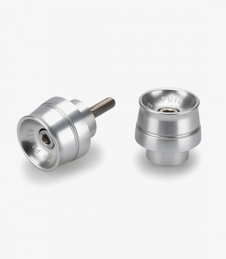 Puig Lenkerendgewichte Speed 21426P in Silber für several Honda models