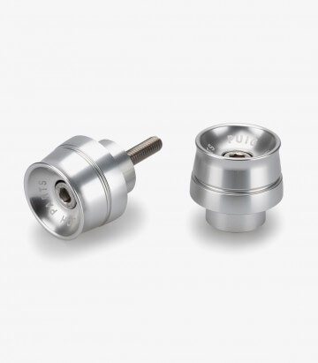 Puig Lenkerendgewichte Speed 21426P in Silber für several Honda models