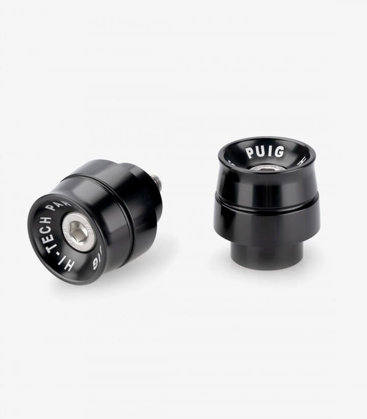 Puig Lenkerendgewichte Speed 21450N in Schwarz für Yamaha MT-07 Tracer (16-17), Tracer 700 (18-20), Tracer 7 (21-24)