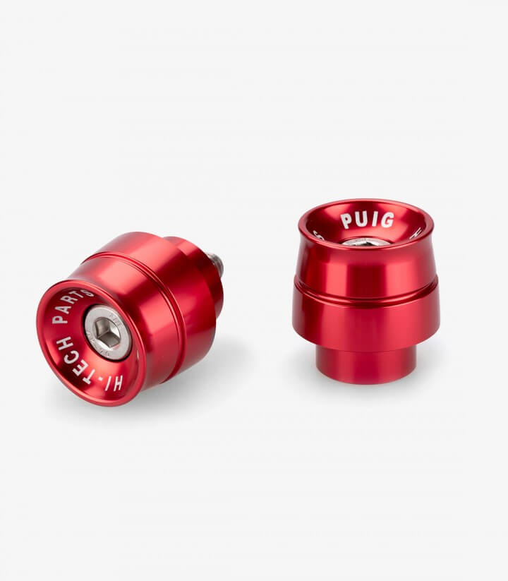 Puig Lenkerendgewichte Speed 21450R in Rot für Yamaha MT-07 Tracer (16-17), Tracer 700 (18-20), Tracer 7 (21-24)