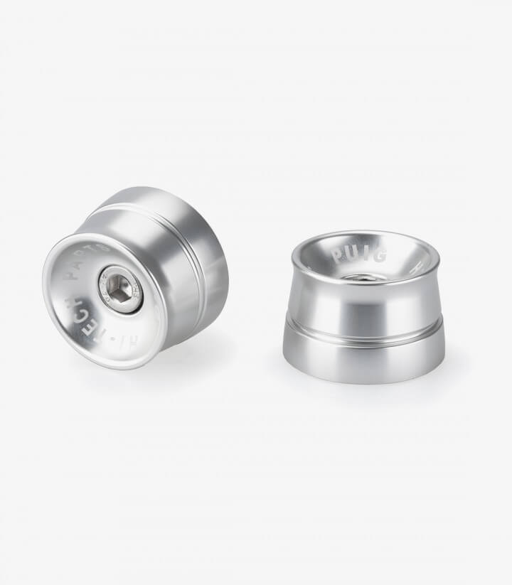 Puig Lenkerendgewichte Speed 21598P in Silber für Voge 500AC (21-26), 525AC (23-26)