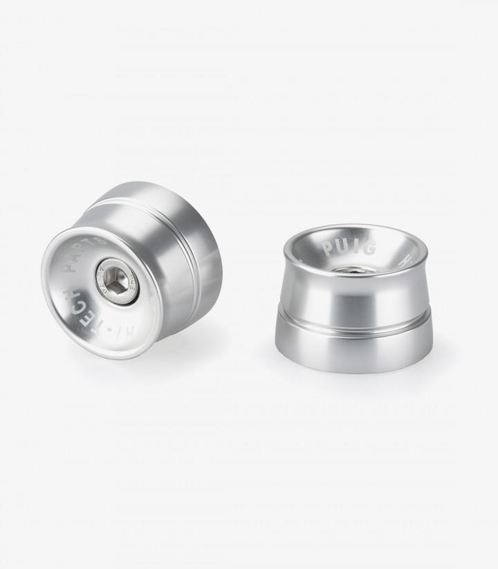 Puig Speed 21598P Bar Ends in Silver for Voge 500/525 AC