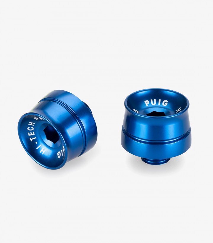 Puig Speed 21602A Bar Ends in Blue for CFMOTO 650 NK