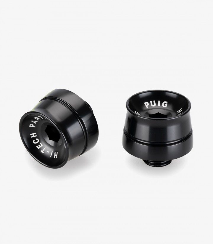 Puig Speed 21602N Bar Ends in Black for CFMOTO 650 NK