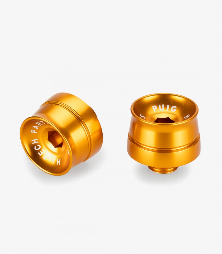 Puig Speed 21602O Bar Ends in Golden for CFMOTO 650 NK