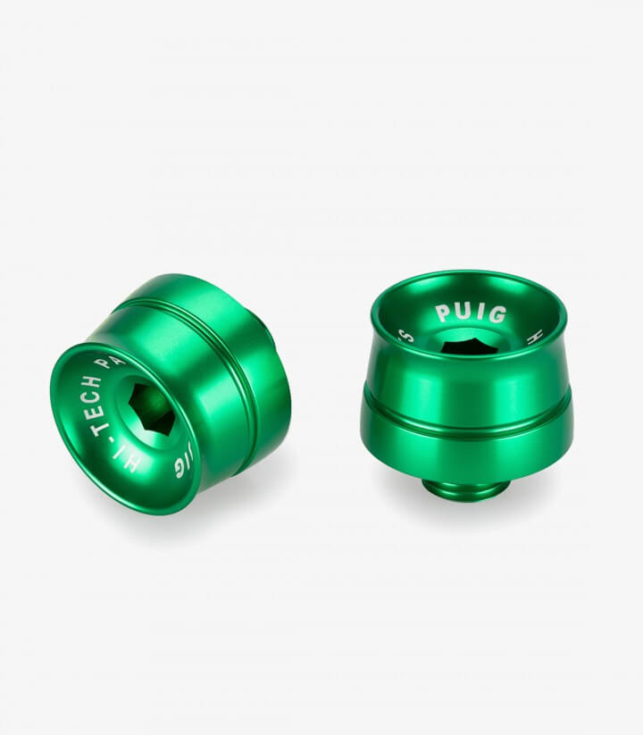 Puig Lenkerendgewichte Speed 21602V in Grün für CFMOTO 650NK (17-26)